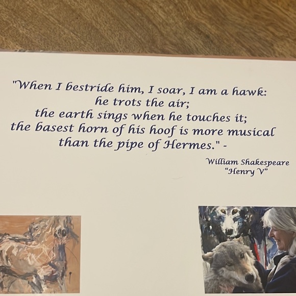 Artist Print of original Oil Painting -
“Ghost Horse” Blank card small print - Picture 5 of 6